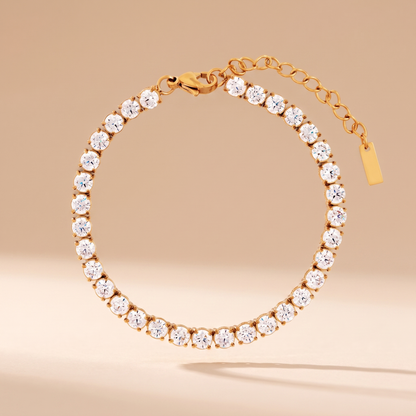 Asea Statement Tennis Bracelet — front view