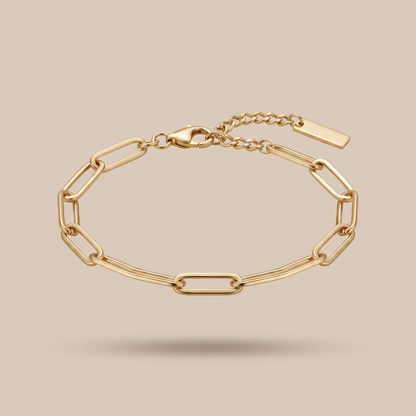 Asea Vieques Paperclip Chain Bracelet — 14K Gold Color
