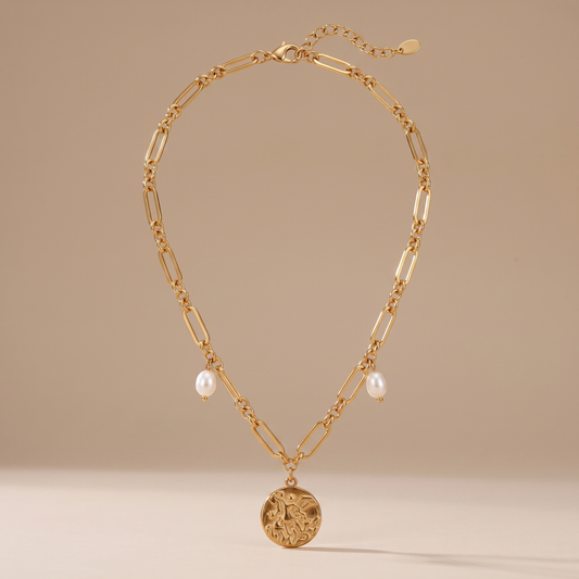 Asea Ondina Pendant Necklace — front view