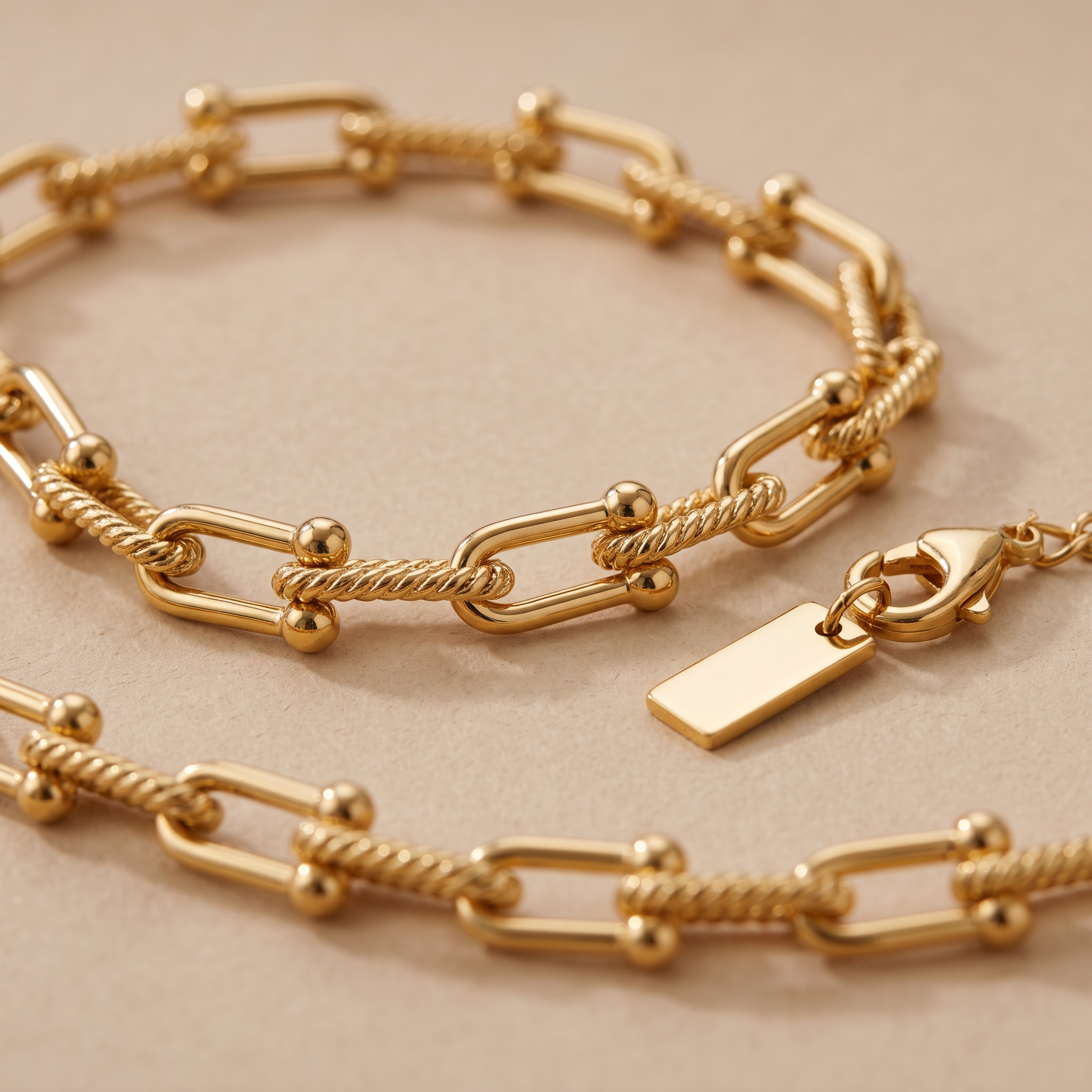 Asea Island Link Chain Choker — close-up detail