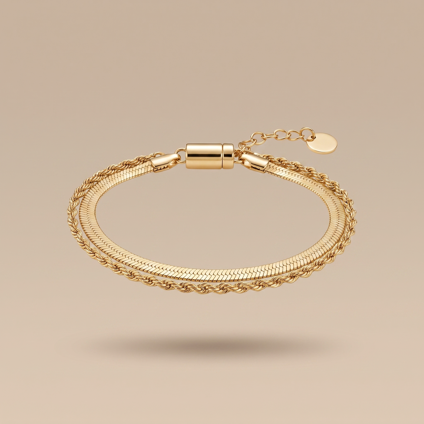 Asea Altea Double Layer Bracelet — 14K Gold Color