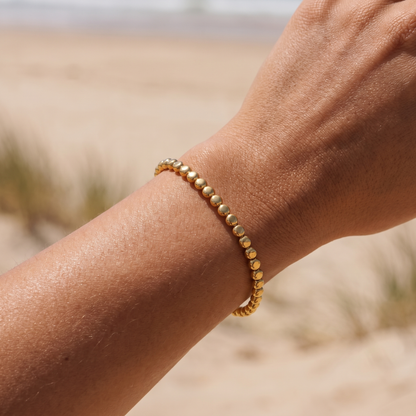 Asea Bead Bangle Cuff — worn by model