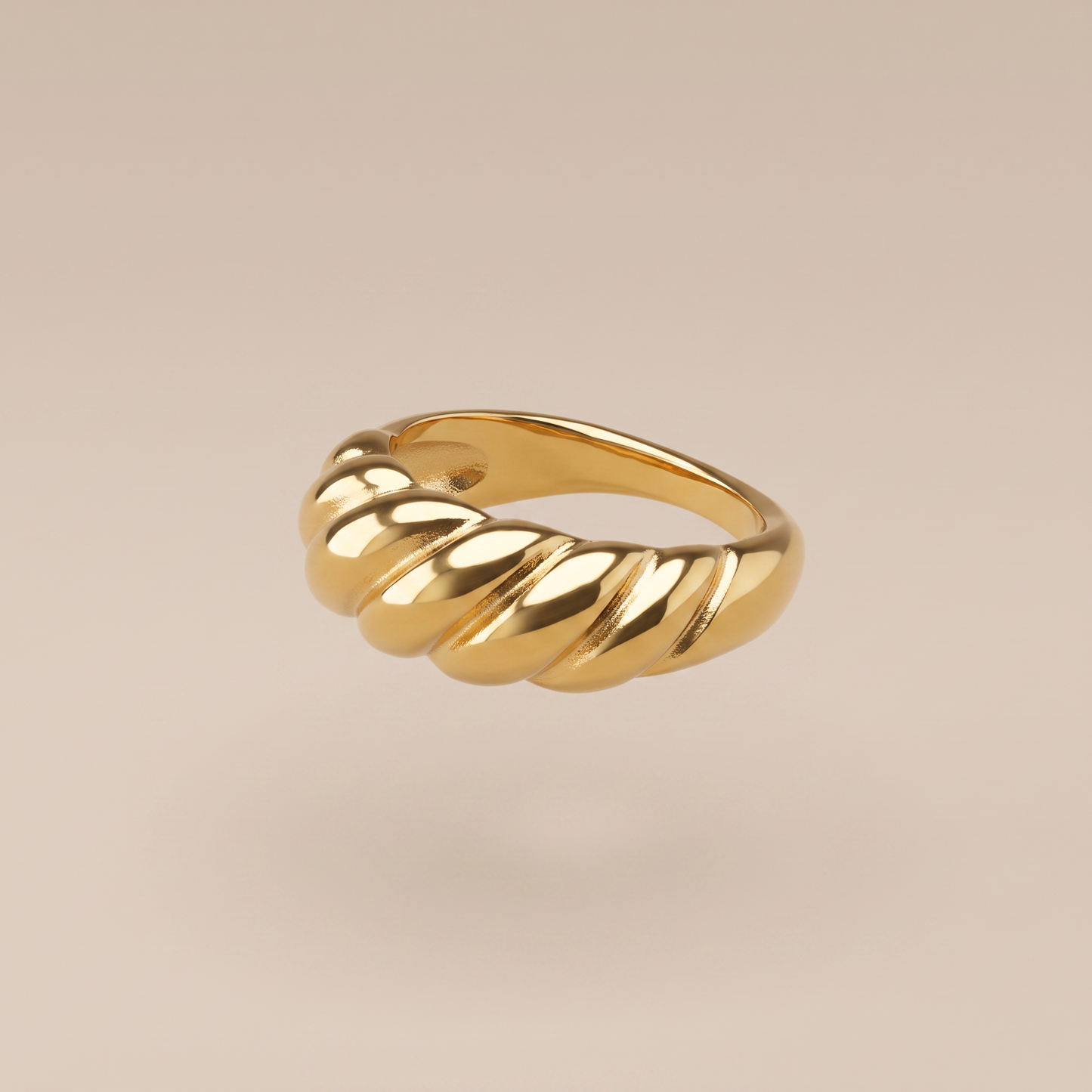 Asea Parisian Croissant Ring — front view