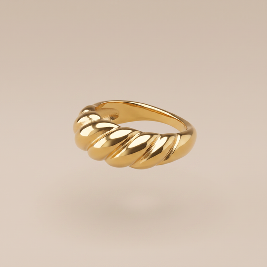 Asea Parisian Croissant Ring — front view