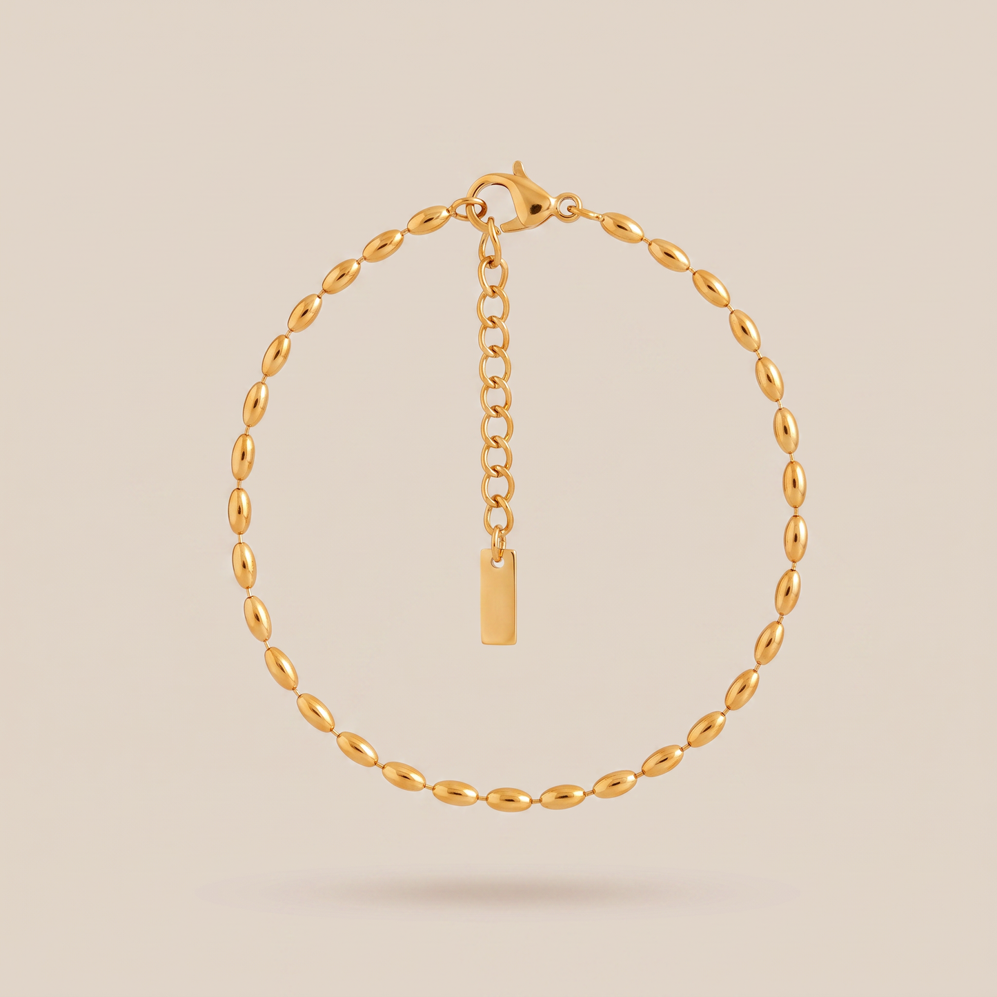 Asea Pebble Bead Bracelet — front view