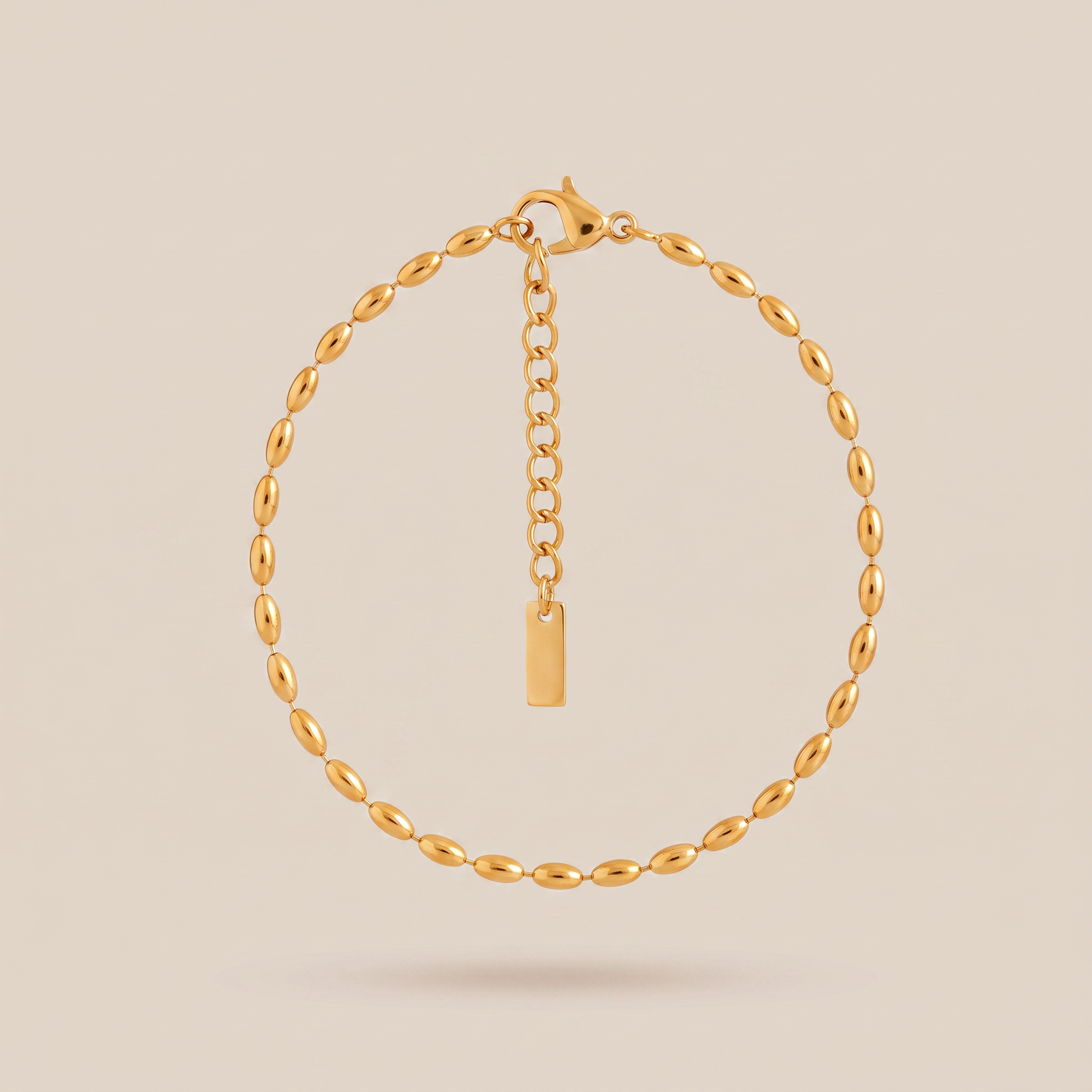 Asea Pebble Bead Bracelet — front view