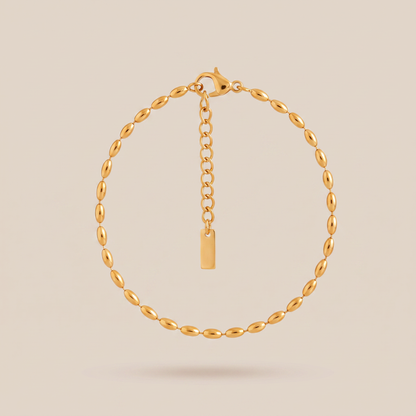 Asea Pebble Bead Bracelet — front view