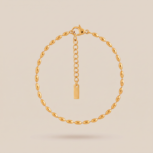 Asea Pebble Bead Bracelet — front view