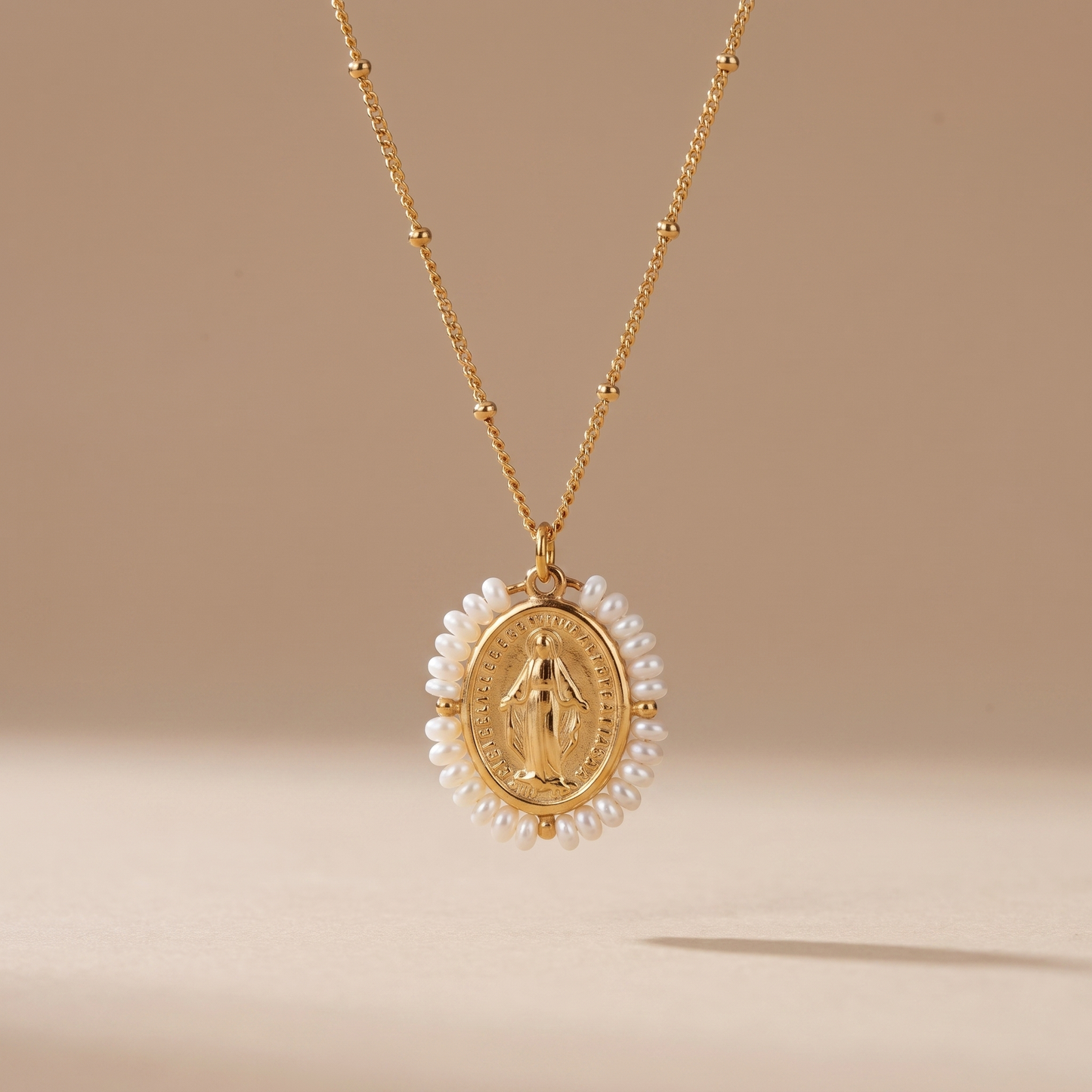 Asea Maris Pearl Necklace — front view