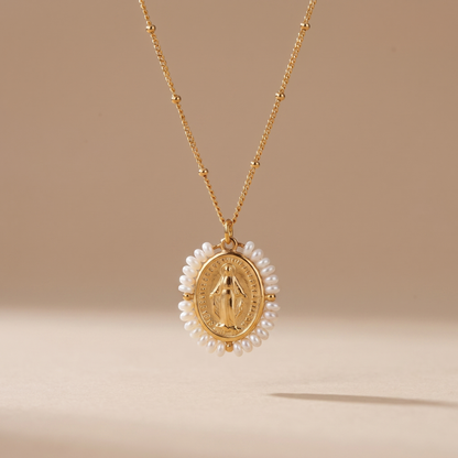 Asea Maris Pearl Necklace — front view