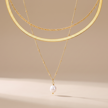 Asea Essential Necklace Trio Set — front view