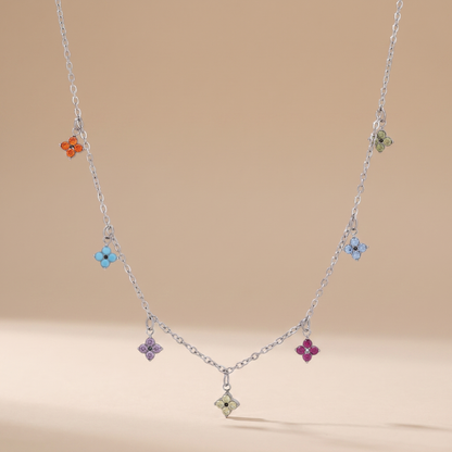 Asea Harbour Lights Charm Choker — Silver Color