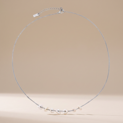 Asea Islet Freshwater Pearl Necklace — Silver Color