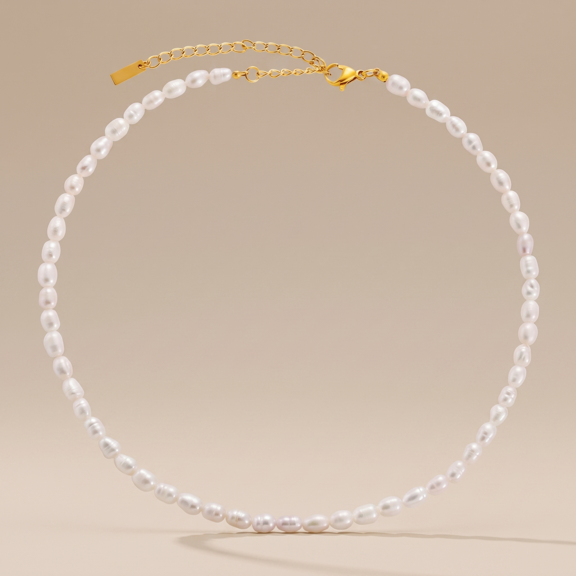 Asea Freshwater Pearl Choker Necklace — front view