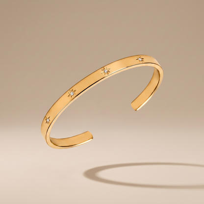 Asea Lumina Zircon Cuff — front view