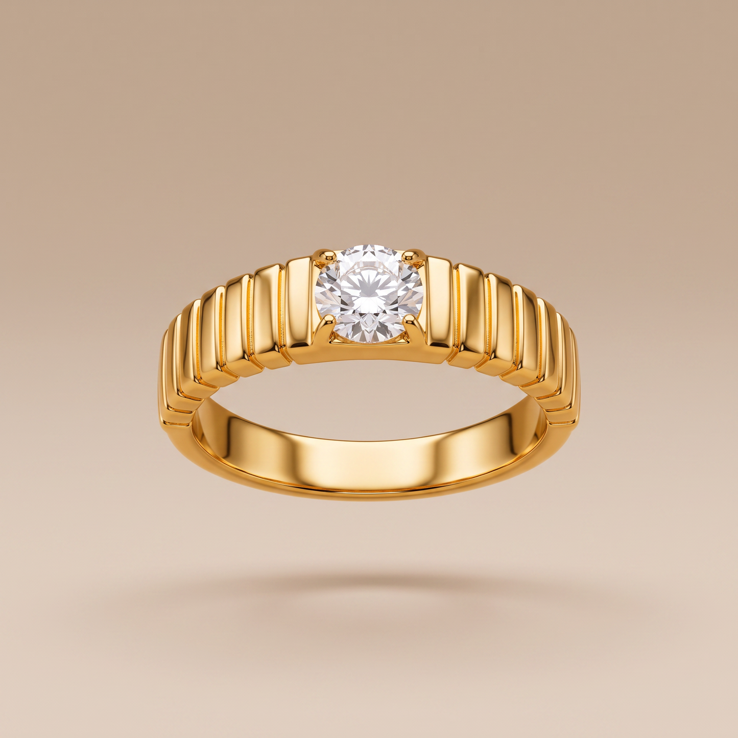 Asea Sierra Bold Zircon Ring — front view