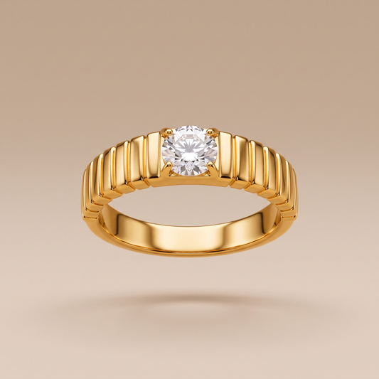 Asea Sierra Bold Zircon Ring — front view