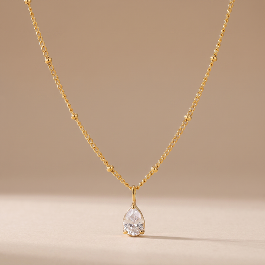 Asea Nova Teardrop Necklace — front view
