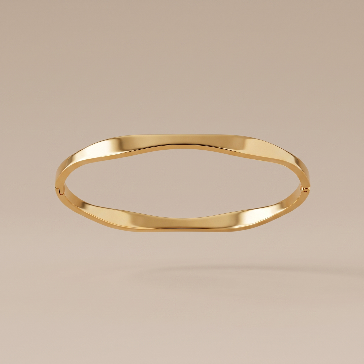 Asea Organic Wave Bangle — front view