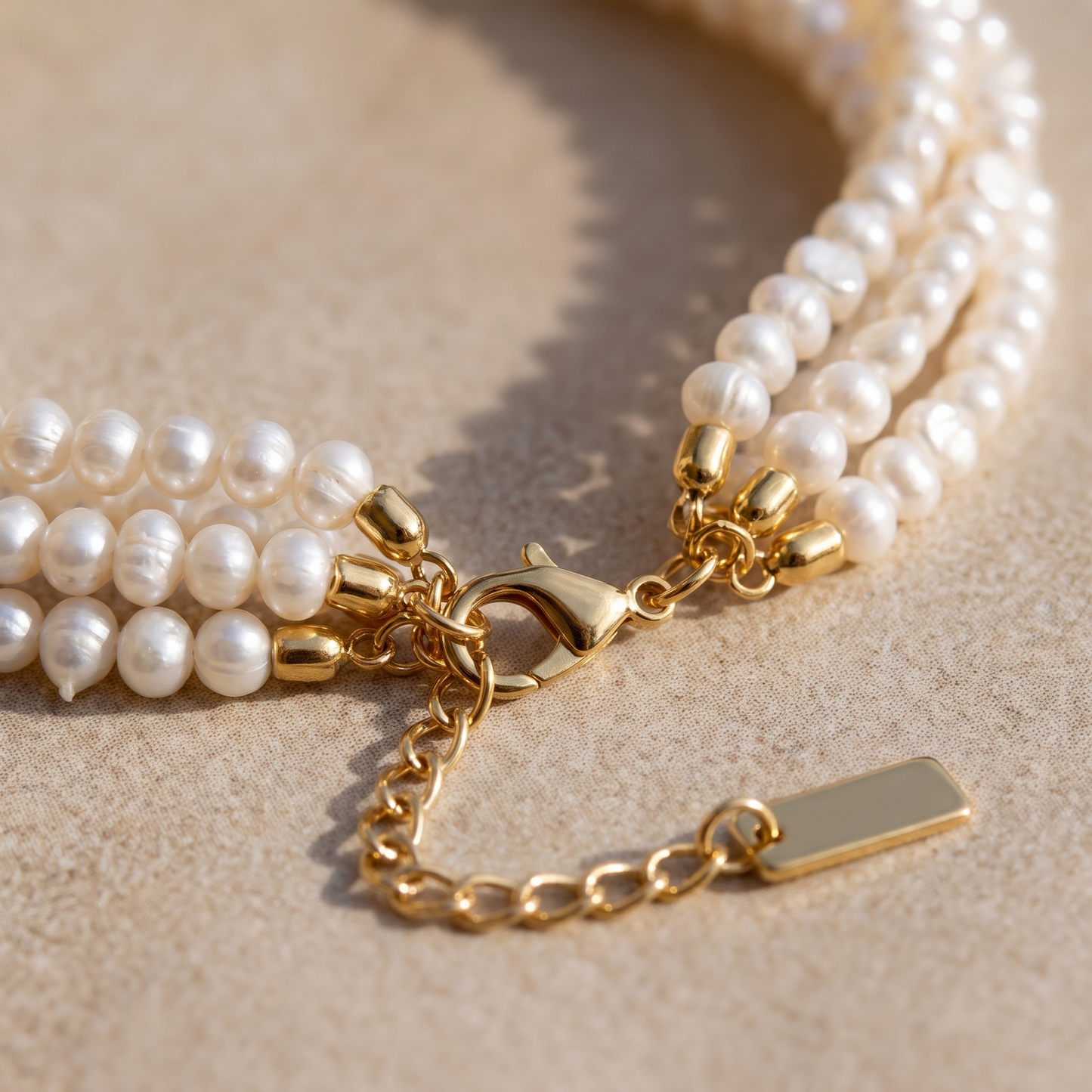 Asea Procida Layered Pearl Choker — close-up detail