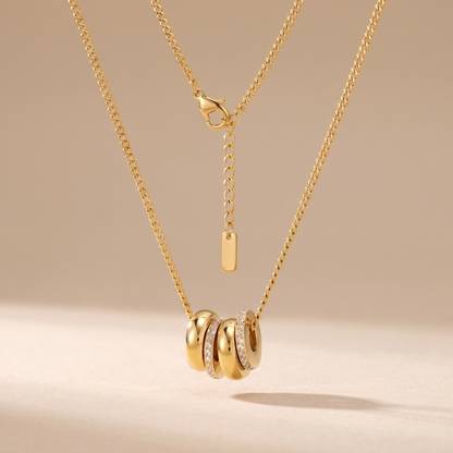 Asea Cap Blanc Pendant Necklace — front view