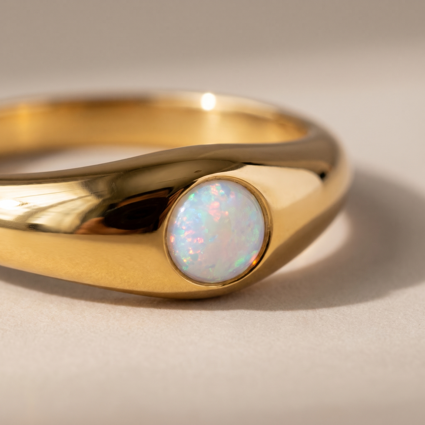 Asea Natural Opal Ring — close-up detail