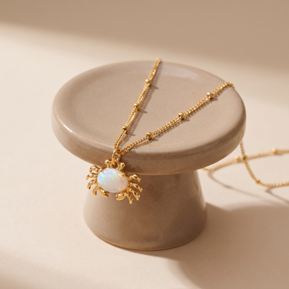 Asea Lucky Crab Pendant — angle