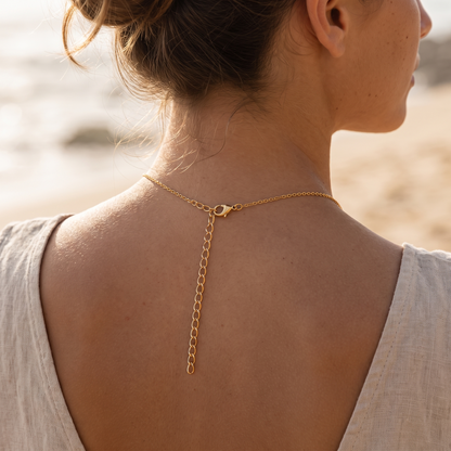 Asea Necklace Extender Chain — worn by model