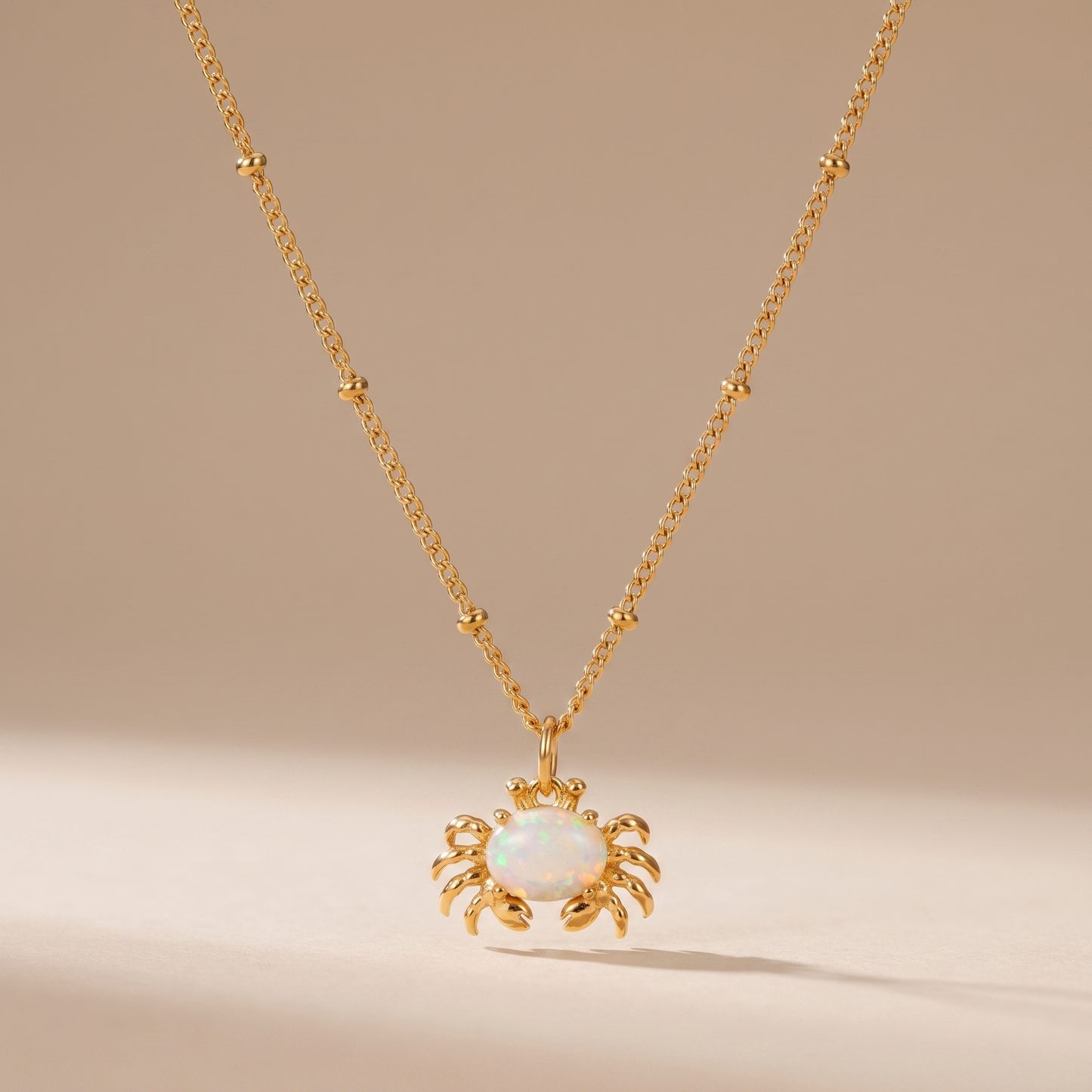 Asea Lucky Crab Pendant — front view