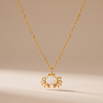 Asea Lucky Crab Pendant — front view