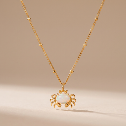 Asea Lucky Crab Pendant — front view