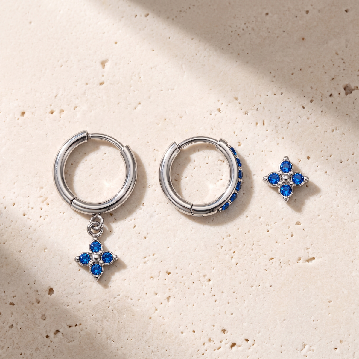 Calanque Triple Clover Earrings