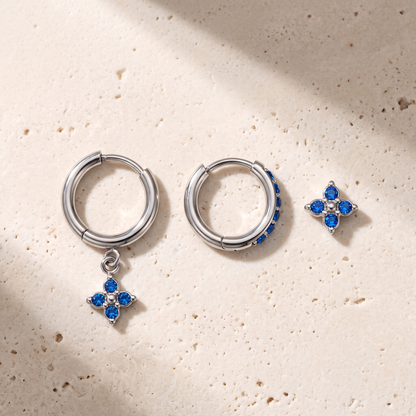 Calanque Triple Clover Earrings