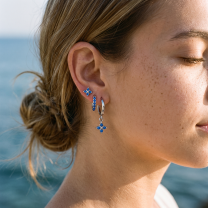Calanque Triple Clover Earrings